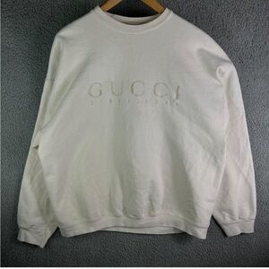 Gucci | Gucci Timepiece - Cream Crewneck Sweatshirt - XL